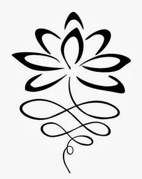 Lotus-stancil